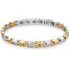 BROSWAY Bracciale backliner in acciaio bicolor
