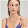 BROSWAY Collana affinity in acciaio con perle bianche