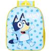 TDL Zaino Bluey per bambini, leggero e resistente, con cinghie regolabili, perfetto per scuola, viaggi e uso quotidiano, Blu, S