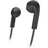 Hama Cuffie Hama "Advance", auricolari, microfono, cavo a nastro, nero