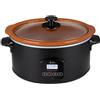 JATA JEOL2145 Pentola a cottura lenta 5 L 210 W Nero Terracotta