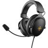 Deltaco Gaming GAM-190, Cavo, Gaming, 20 - 20000 Hz, 310 g, Cuffie con microfono, Nero
