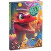 TheCartoonWorld DIARIO AGENDA SCUOLA datato 2026/2027 SEVEN SJ GANG Animal BOY (T-Rex Rosso)
