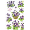 AVERY Zweckform 4317 - Adesivi decorativi con violetta, 30 adesivi