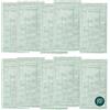 PIESSEONLINE 10 Panni Pulilava Compatibili con Folletto SP520 e SP530, per Fughe | Panni Lavapavimenti Folletto SP520 - SP530, Lavabili e Riutilizzabili, Morbidi in Microfibra Extra Assorbente e Resistente