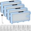JIYANA 4 Set per Aspirapolvere Miele Compact C1, C2, Complete C3, S8340. 4 Filtro HEPA Aspirapolvere e Filtri Motore, Ricambi per Serie S4000, S5000, S6000, S8000, S8360, S8, Alternativa SF-HA 50