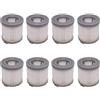 PEJVKCEJ Accessorio Filtro Hepa For Aspirapolvere, Pezzo Di Ricambio, Compatibile Con DeLonghi, Colombina Evo XLM353 / 355/403 / 405/407 / 408/409(8pcs)