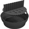 Generic Fodere in silicone per friggitrice ad aria, friggitrice ad aria compressa in silicone, fodera in silicone per friggitrice ad aria, cestino friggitrice di sicurezza per lavastoviglie, separatore, caffè