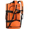MIER Borsa sportiva da uomo, resistente all'acqua, grande zaino sportivo convertibile, con spallacci e scomparto per scarpe, per palestra, sport, viaggi, borsetta, 60 l/90 l, Colore: arancione., 60L