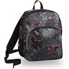 Invicta Zaino Benin M, Dark Bloom, Nero, 28 Lt, Doppio Scomparto, Scuola e Tempo Libero, Per ragazzi e ragazze
