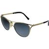 Versace Occhiali da Sole Versace VE 2237 Black Gold/Grey 57/19/140 donna