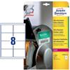AVERY Etichette protezione e sicurezza - in PE - laser - permanenti - 99,1 x 67,7 mm - 8 et-fg - 10 fogli - bianco - Avery (unità vendita 1 pz.)