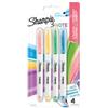 SHARPIE Pennarello S-Note - punta scalpello - colori assortiti - Sharpie - astuccio 4 pezzi (unità vendita 1 pz.)