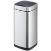 DURABLE Cestino no touch - con sensore - 30,5 x 30,5 x 69 cm - 35 lt - argento metallizzato - Durable (unità vendita 1 pz.)
