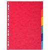 EXACOMPTA Separatore Forever - 6 tacche - cartoncino riciclato 220 gr - A4 - multicolore - Exacompta (unità vendita 1 pz.)
