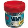 VIVA Elastici ad anello - misure e colori assortiti - barattolo 100 gr - gomma - Viva (unità vendita 1 pz.)