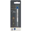 PARKER Refill sfera QuinkFlow - punta media - metallo - blu - Parker (unità vendita 1 pz.)