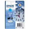 Epson - Cartuccia ink - 27 - Ciano - C13T27024012 - 3,6ml (unità vendita 1 pz.)