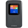STRONG 4G AIRSPOT 220 Saponetta WiFi Portatile con SIM, 4G LTE CAT4 150 Mbps in Download, Hotspot WiFi Tascabile da Viaggio, Display a Colori, Batteria Ricaricabile, Porta USB-C, Funzione Power Bank