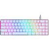 ASUS ROG Falchion Ace White - Tastiera Gaming meccanica AZERTY cablata 65%, superficie laterale touch, Dual USB-C, protezione in policarbonato, switch Cherry MX e 400 ore di autonomia, Aura Sync