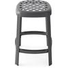 Connubia, sgabello Industrial fisso Struttura GRIGIO OPACO