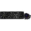 Thermalright Frozen Prism 360 Black Liquid CPU Water Cooler con ventola PWM da 12cm, 360 specifiche file fredde nere, dissipatore ad acqua integrato per AM4/AM5, Intel lga1700/1150/1151/1200/1851