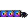 Thermalright Frozen Prism 360 Black ARGB- Radiatore ad acqua CPU ARGB con doppia ventola PWM, velocità di rotazione 2800RPM, per AM4/AM5, Intel LGA1150/1155/1200/1700/1851