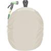 Tidgel Copertura protettiva per avvolgitubo, in tessuto Oxford 420D, resistente alle intemperie, antipolvere, per giardino, patio, garage, esterno, grigio, 51 x 56 x 21 cm (bianco sporco)