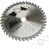 Bosch 1x Lama per Sega Circolare Standard (per Legno, Ø 205 x 2.2/1.5 x 24/20/18/16 mm, 40 Denti, ATB, con 3x Anello di Riduzione 20/18/16 mm, Accessori Seghe Circolari)