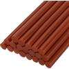 QUARKZMAN 20pz Stick Colla a Caldo per Pistola Colla a Caldo 11mm x 100mm/0,43 x 4 Mini Bastoni di Colla a Caldo Adesiva Marrone Scuro