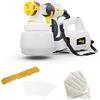 WAGNER Pistola a Spruzzo Wallsprayer W 450, per Vernici per Pareti (no farine minerali), per Uso In Ambiente Interno, Resa 15 M², 10 Min, Capacità 1300 Ml, 460 W, Tubo Flessibile 1.8 M