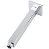 Wifehelper Braccio da Doccia, Quadrato, in Acciaio Inox, Montaggio a Parete, per soffione Doccia, Acciaio Inossidabile, 20 cm/7.87 in