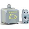 LEGRAND, Green' Up 090470DE - Presa elettrica per veicoli elettrici e veicoli ibridi, modalità 1&2, 1 fase, corrente di carica 8-16A, 3,7 kW, 230 V, AP, IK08, IP44, con interruttore FI/LS, C16, 30 mA,