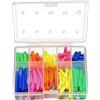 Genérico Set di terminali | Tubo portatile stabile colorato con stoccaggio, set di per tenda, per fiume, lago, jigging, cappello, trolling, casting, ruscello acqua di mare