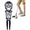 Generico Strumento di Riparazione delle buche da Golf | Accessorio a Forma di Teschio con Pennarello | Portatile in Lega di Zinco per Manutenzione e Collezionisti di da Golf |