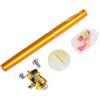 Generic Combo in fibra di vetro epossidica in alluminio, penna tascabile, telescopico, mulinello portatile per penna | Kit da viaggio compatto per vacanze con gli , ca