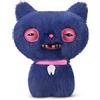 Fuggler Alley Cats 9-inch (Cheezee) Grigio by ZURU - Giocattolo di peluche Funny Ugly Monster con denti quasi umani, peluche collezionabile per bambini, adolescenti, adulti e amanti dei gatti strani