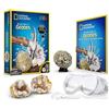 BANDAI - National Geographic - Kit Scoperta - 2 geodi da spezzare - Gioco scientifico educativo - STEM - JM80572M
