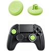Zhixteu Per Nacon Revolution 5 Pro Cappucci per Joystick con Impugnatura per Pollice, Design Antiscivolo con Superficie Ruvida, Cappucci di Ricambio Resistenti all'Usura per le Levette Analogiche (verde)