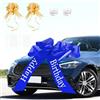 Zyluniy Fiocco per Auto Grande Rosso 58 cm 23, Fiocco Regalo Gigante prestampato con Buon Compleanno, Fiocco Regalo Grande, Fiocchi per Auto e Confezioni Regalo (Blu)