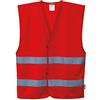 Portwest F474RERL/XL Gilet Iona, Rosso, L/XL