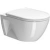Gruppo Sanitari Italia Pura 55 wc sospeso senza brida bianco lucido codice prod: 880711