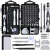 SHOWPIN 122 in 1 Precision Computer Screwdriver Kit, Laptop Screwdriver Sets with 101 Magnetic Drill Bits, Computer Accessories, Electronics Tool Kit Compatible for Tablet, PC, iPhone, PS4 Repair