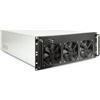 Inter-tech 88887352 4260455647182 Inter-Tech 4F28 Supporto Nero, Argento, Server case