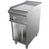 Fry Top Elettrico su Mobile con Piastra Rigata - Profondità 70 cm