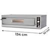 Forno Elettrico Pizzeria Max Laterale Singolo 6 Pizze Diametro 34 Cm H 15 Cm