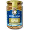 Gocce di Sicilia Pezzetti di Tonno all'Olio di Oliva con Buzzonaglia 300 g - Tonno e Bottarga