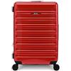 Eminent Voyager Valigia Media 67x44x26, Espandibile, Rigida, 4 Ruote, Leggera, Lucchetto TSA, 3,4 kg, 71L, Trolley da Stiva Viaggio Aereo Rosa
