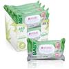 DETERMONDO 880 Salviette Neonato Igienizzanti Umidificate e Profumate all'Aloe Senza Alcool, Ideali come Detergenti Cambio Pannolino, Viso e Mani, Pacco Scorta 11 confezioni da 80 Salviettine