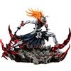 Xinchangda Figura di Ichigo Kurosaki Horned Ichigo Action Figure Anime Hollow Ichigo Figure con Base Modello, Posizione da Combattente Scultura con Base Articoli da Collezione Decorazione Regalo 23CM